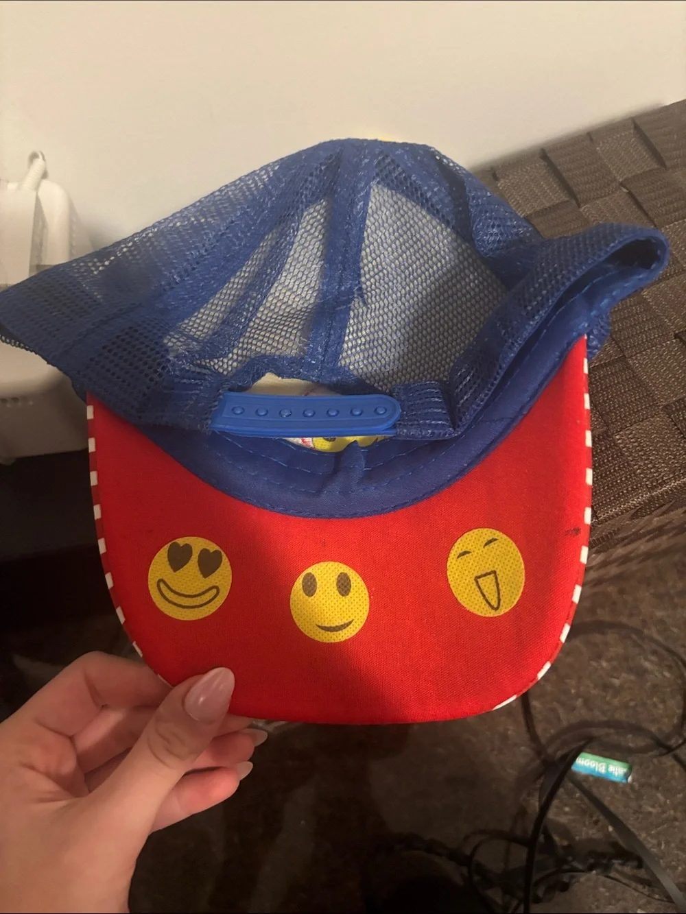 Stars & Stripes Smiley Cap - Blue, Red, White